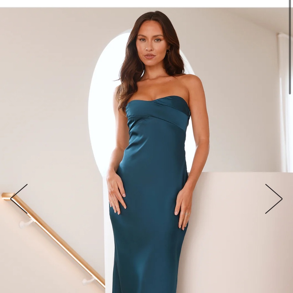 Satin cocktail dress